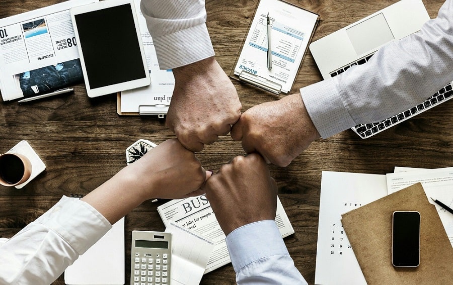 MyNP3 Next Generation through IT application systems manages traffic and incident handling on expressways - highways, providing information to stakeholders.Image Description:Image depicting four people putting their fists together as a symbol of unity